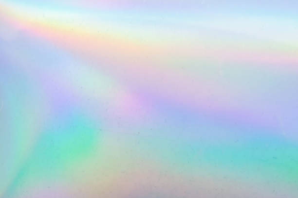 Holographic rainbow foil iridescent texture abstract hologram background