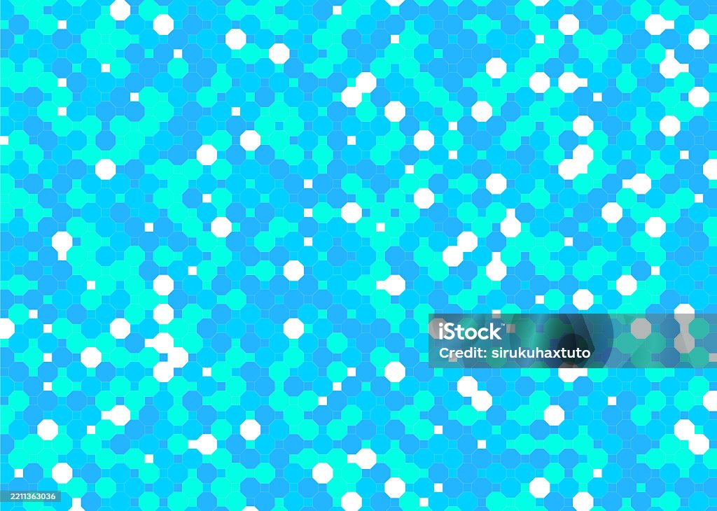 Background Tile Dotlike Octagonal Pattern Stock Illustration - Download ...