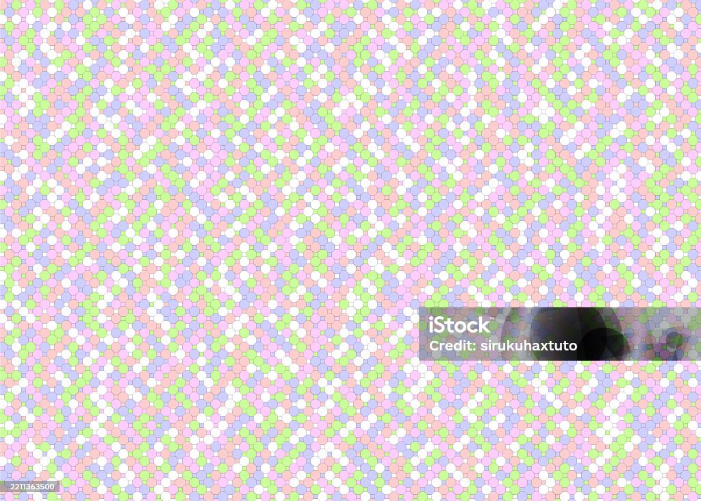 Background Tile Dotlike Octagonal Pattern Stock Illustration - Download ...