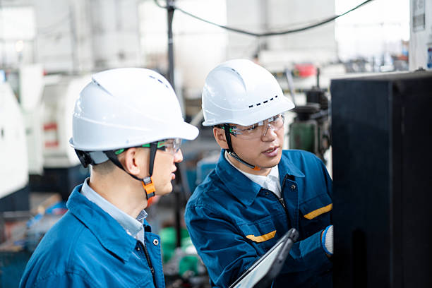 istock asian male engineer working in factroy 2211363525