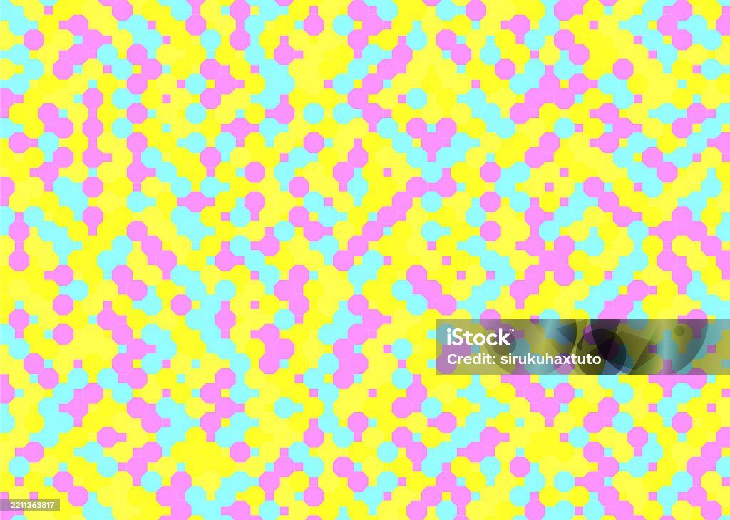 Background Tile Dotlike Octagonal Pattern Stock Illustration - Download ...