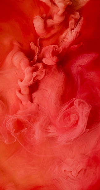 istock Paint drop atmospheric smoke vapor water fog wave 2211364004