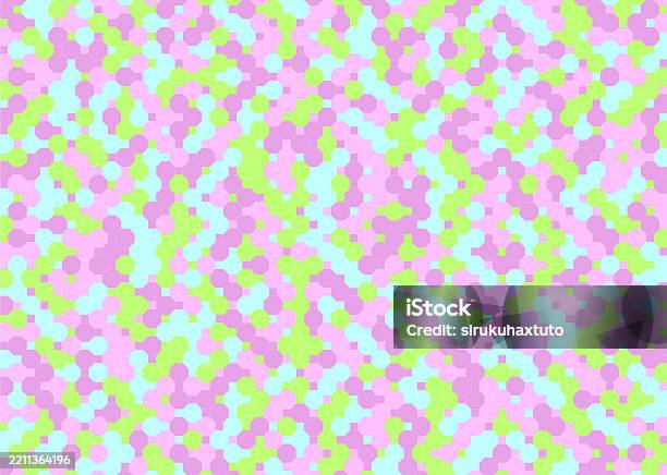 Background Tile Dotlike Octagonal Pattern Stock Illustration - Download ...