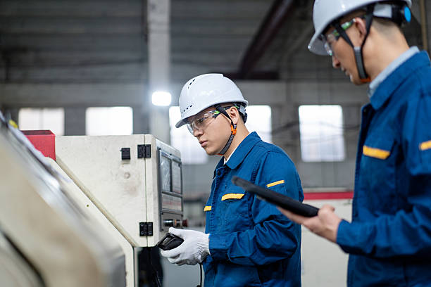 istock asian male engineer working in factroy 2211364686
