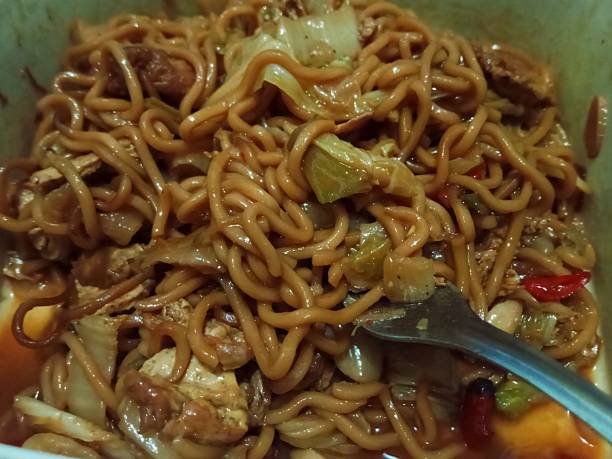 istock Homemade fried noodles 2211364831