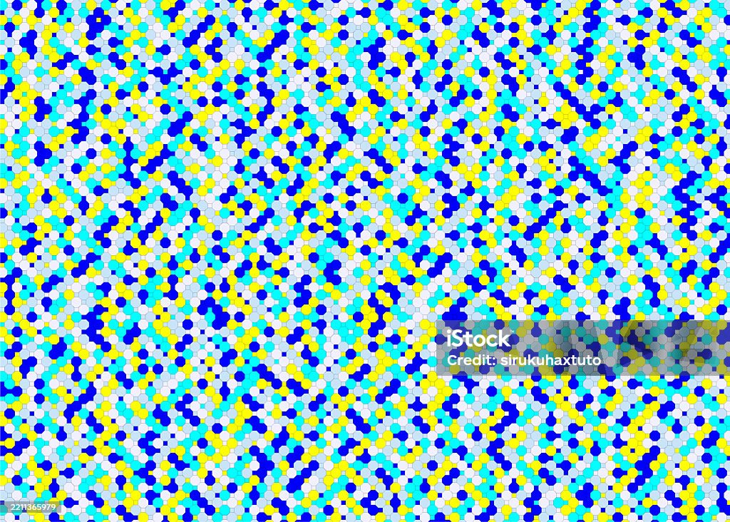 Background Tile Dotlike Octagonal Pattern Stock Illustration - Download ...