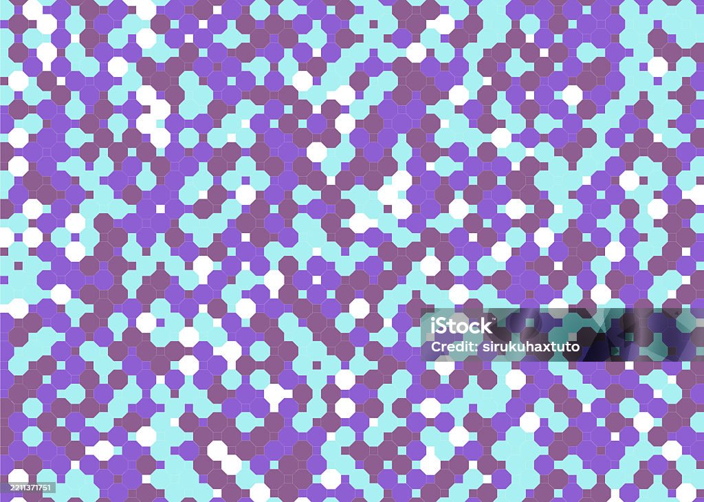 Background Tile Dotlike Octagonal Pattern Stock Illustration - Download ...