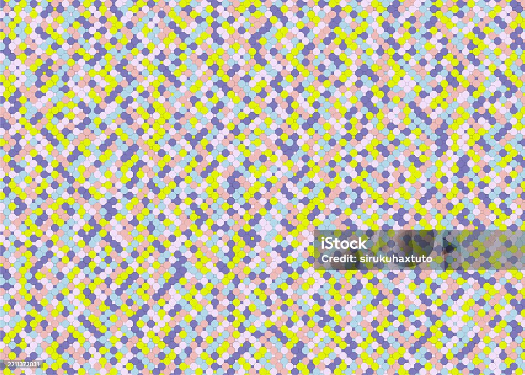 Background Tile Dotlike Octagonal Pattern Stock Illustration - Download ...