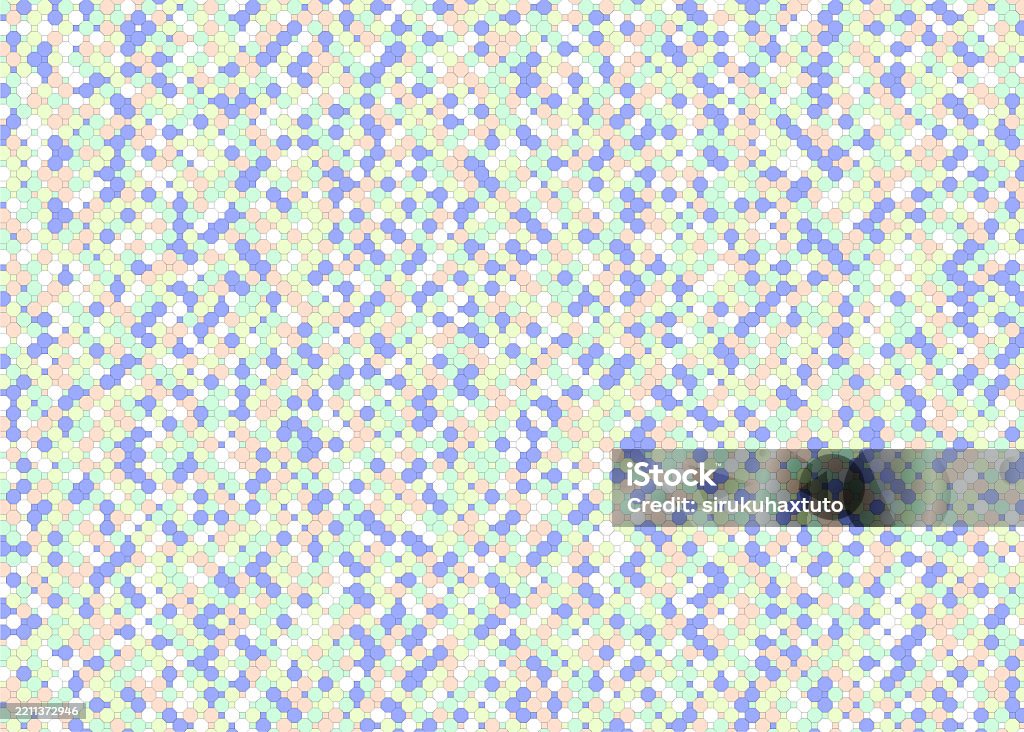 Background Tile Dotlike Octagonal Pattern Stock Illustration - Download ...