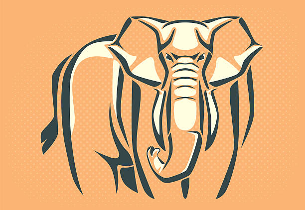 elephant icon vector illustration of elephant icon republican elephant logo stock illustrations