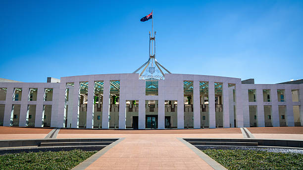 High Court of Australia reflections on Lake Burley Griffin in Canberra - a water playground surrounded by museums, galleries, iconic landmarks, cafes, and parks.