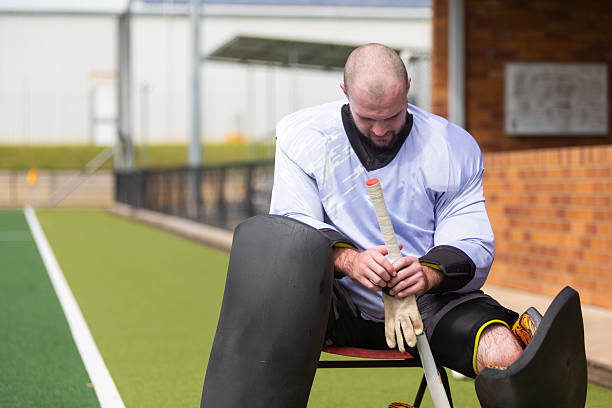 istock Disappointed Field Hockey Goalie 2211387878