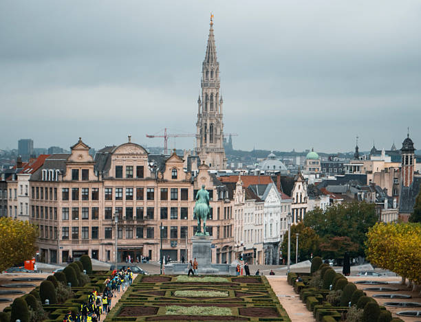 The Grand Place Square and tower, Brussels