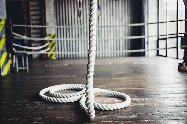 Wire Cord Trip Over And Fall. Feet Stumble On Cable