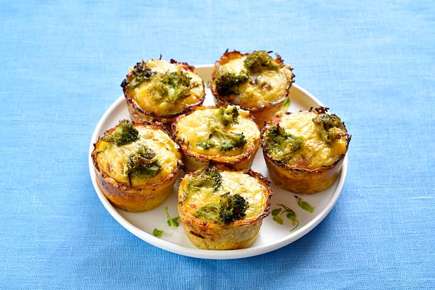 istock Healthy loaded egg muffins made with eggs, bacon, broccoli, cheese 2211394261