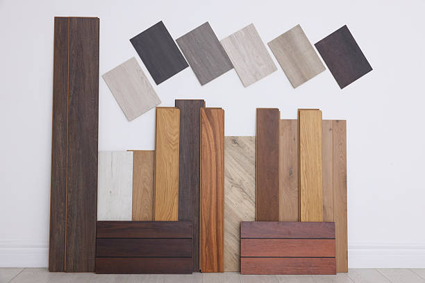 istock Many different samples of wooden flooring in store 2211408370