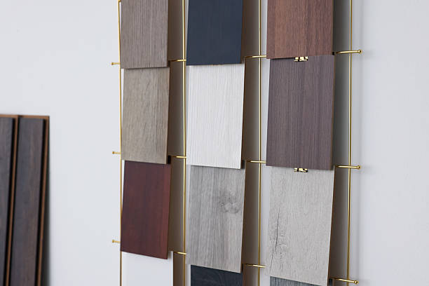 istock Many different samples of wooden flooring in store 2211408381