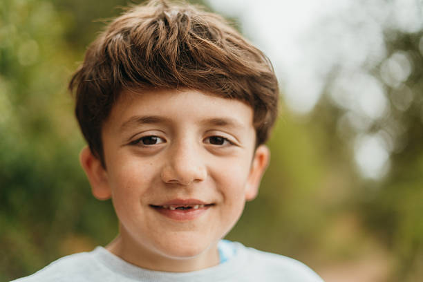 istock Portrait of boy smiling 2211412717