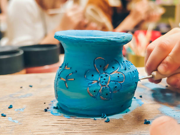 pottery from oaxaca, mexico, made with black clay