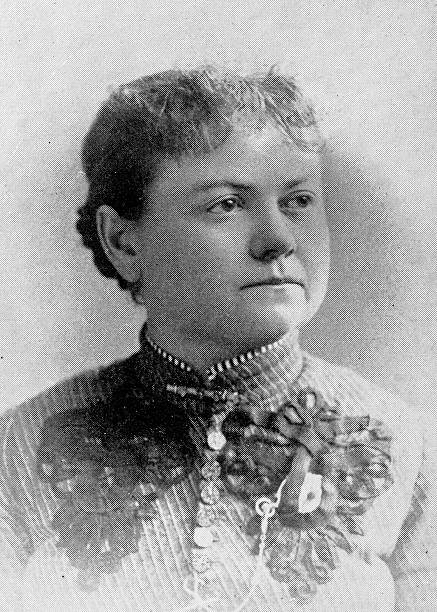 Portrait of 19th century woman: Alzina Parsons Stevens