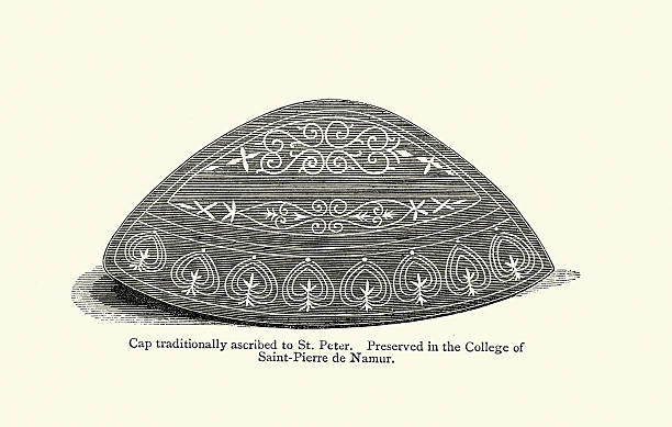 Medieval ecclesiastical fashion, history, St Peter's cap