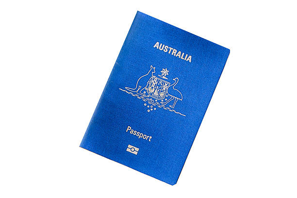 istock Australian passport for travelling, flying and doing business 2211418345