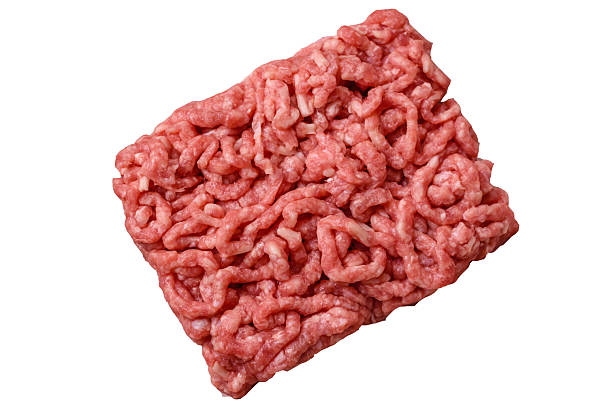 istock Stuffing or ground raw beef or pork with salt and spices 2211418731