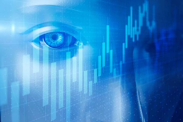 istock An ai's eye gazes upon the financial markets, symbolizing technological analysis and progress. 2211432899