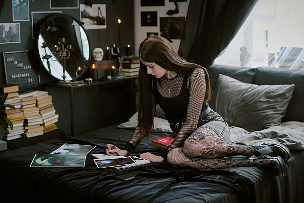 istock Teen Girl Improving Drawing Skill 2211446945