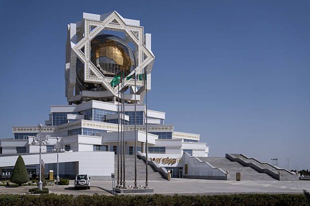The Wedding Palace, or Bagt Koshgi, in Ashgabat, Turkmenistan, which serves as a civil registry building and venue for marriages, as well as a hotel.