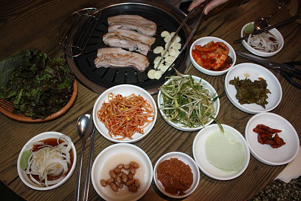 istock Side Dishes for Grilled Pork Belly 2211458695