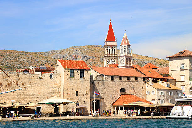 Trogir town Croatia coastal view