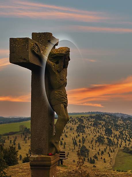 ein religiöser und stiller Ort auf dem Kalvarienberg in der Eifel
