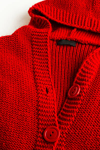 istock Hooded,hand knitted wool sweater 2211462281