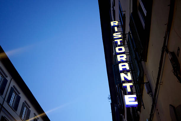 istock Sign for a restaurant in Italy 2211469672
