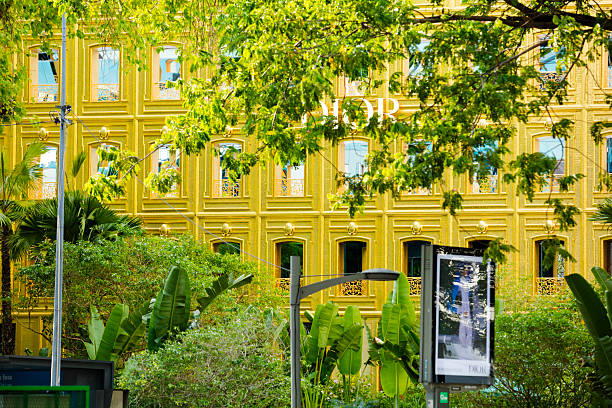 Colorful windows in Singapore