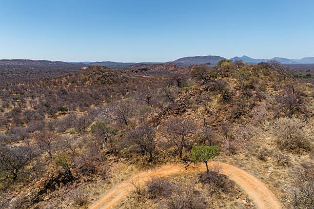 istock Dusty Track Winding Through Limpopo Hills 2211473782