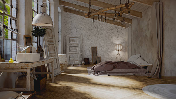 istock Apartment in the attic 2211477457