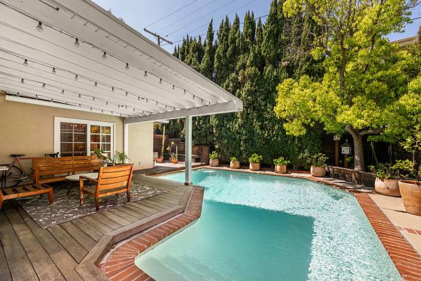 istock Charming single-story home with light-filled interiors, stylish kitchen, lush garden 2211483868