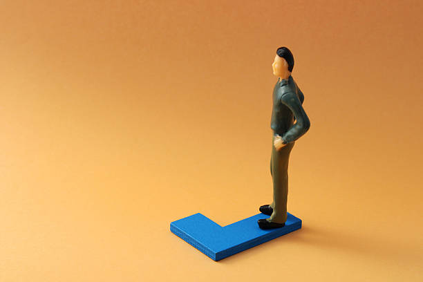 istock Check mark, leading executive with their goal met 2211486538
