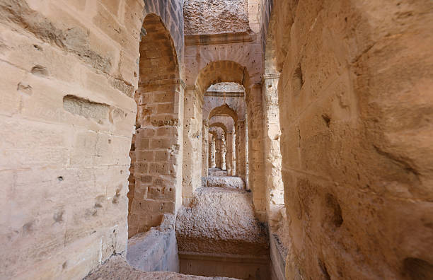 This photo was taken in the Roman amphitheatre El Djem in Tunisia