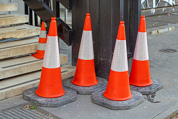 istock Road Traffic Safety Cones 2211499604