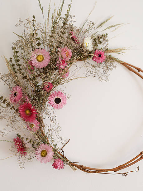 istock Close up of a small flower wreath 2211501092