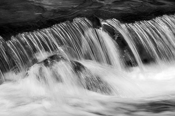 Small waterfalls at George W. Childs Park in the Delaware Water Gap National Recreation Area, Pennsylvania, USA