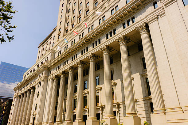 istock Architecture in downtown Montreal in summer 2211507220