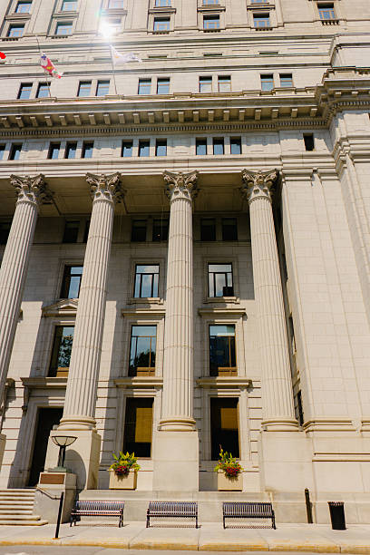 istock Architecture in downtown Montreal in summer 2211508870
