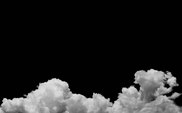 istock Clouds in the sky with black and white isolated like background with lights and patterns isolated on the image. 2211518098