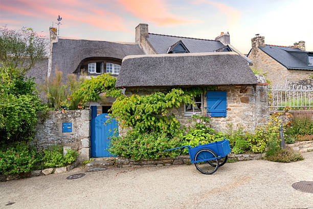 istock Brittany, Ile aux Moines island,  typical houses 2211518667