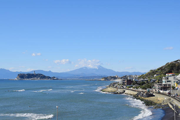 istock Mt. Fuji and Enoshima Island 2211524965