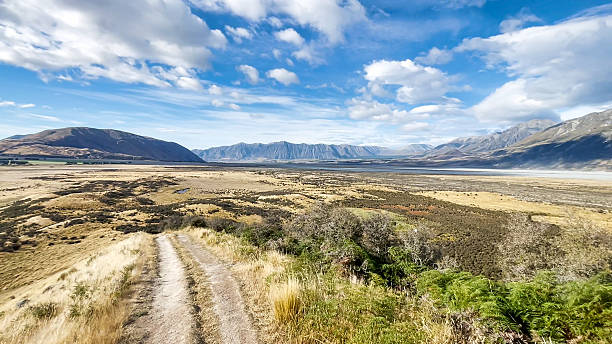 istock Ashburton highlands valley and mountain scenery 2211525692